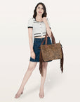 American Darling Tote Hair On Genuine Leather Women Bag Western Handbag Purse