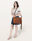 American Darling Tote Hair On Genuine Leather Women Bag Western Handbag Purse