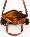 American Darling Tote Hair On Genuine Leather Women Bag Western Handbag Purse