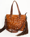 American Darling Tote Hair On Genuine Leather Women Bag Western Handbag Purse