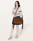 American Darling Tote Hair On Genuine Leather Women Bag Western Handbag Purse