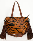 American Darling Tote Hair On Genuine Leather Women Bag Western Handbag Purse