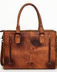 American Darling Briefcase Hair-On Genuine Leather Women Bag Western Handbag Purse