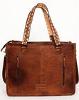 American Darling ADBG1033A Tote Saddle Blanket Genuine Leather women bag western handbag purse