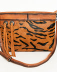 American Darling ADBG1035B Cross Body Hair-On Genuine Leather women bag western handbag purse