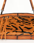 American Darling ADBG1035B Cross Body Hair-On Genuine Leather women bag western handbag purse