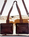 American Darling ADBGS264DTAW Duffel Hair-On Genuine Leather Women Bag Western Handbag Purse