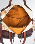 American Darling ADBGS264DTAW Duffel Hair-On Genuine Leather Women Bag Western Handbag Purse