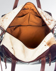 American Darling ADBGS264DTAW Duffel Hair-On Genuine Leather Women Bag Western Handbag Purse