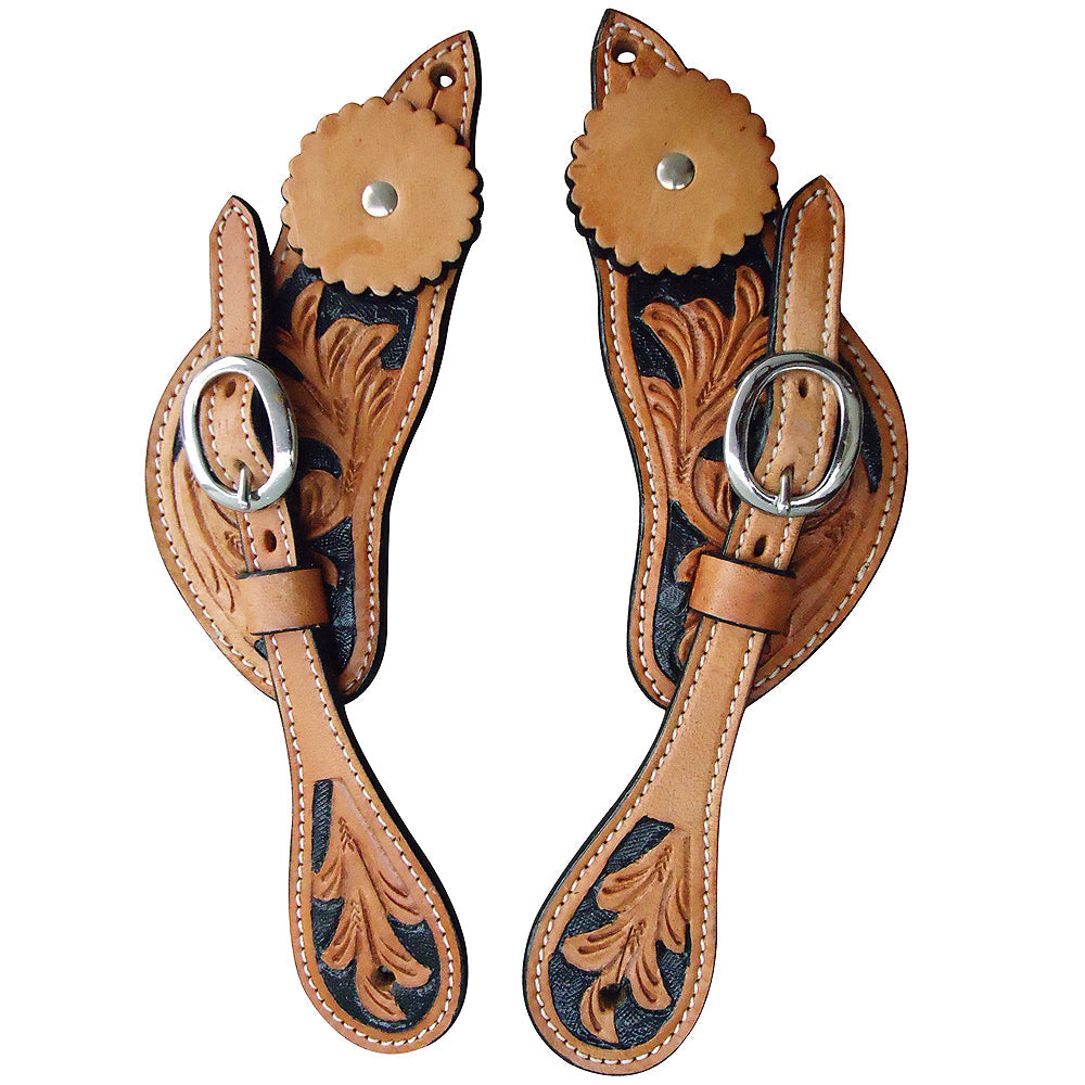 Hilason Western Style Men &amp; Womens Spur Straps for Horse Riding, Barrel Racing,Show,and Rodeo