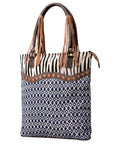 OHLAY KB466 TOTE Upcycled Wool Upcycled Canvas Hair-on Genuine Leather women bag western handbag purse
