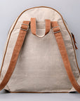 OHLAY KB476 Backpack Upcycled Wool Upcycled Canvas Hair-On Genuine Leather women bag western handbag purse