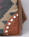 OHLAY KB478 Backpack Upcycled Wool Upcycled Canvas Genuine Leather women bag western handbag purse