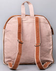 OHLAY KB479 Backpack Upcycled Canvas Hair-On Genuine Leather women bag western handbag purse