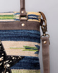 OHLAY KB492 TOTE Upcycled Wool Upcycled Canvas Genuine Leather women bag western handbag purse