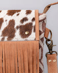 OHLAY KB495 Cross Body Upcycled Wool Upcycled Canvas Hair-On Genuine Leather women bag western handbag purse