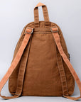 OHLAY KB501 Backpack Upcycled Canvas Hair-On Genuine Leather women bag western handbag purse