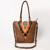 ADBG1047 American Darling Tote Saddle Blanket Genuine Leather women bag western handbag purse