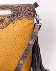 OHLAY KBG188 Clutch Hand Tooled Genuine Leather women bag western handbag purse
