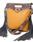 OHLAY KBG188 Clutch Hand Tooled Genuine Leather women bag western handbag purse