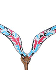 Hilason Western Horse Breast Collar Headstall American Leather Tan