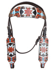 Hilason Western Horse Headstall Bridle American Leather Brown