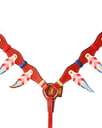 HILASON Western Horse Headstall Breast Collar Set Genuine American Leather Mahogany