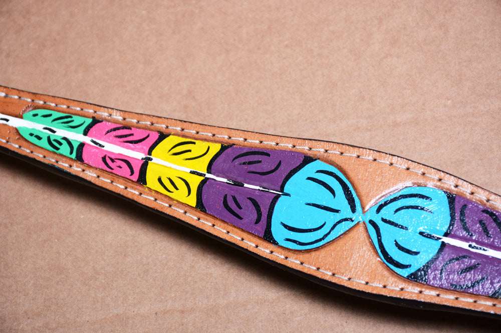 HILASON W. H. Genuine Leather Breast Collar Tan – Hilason