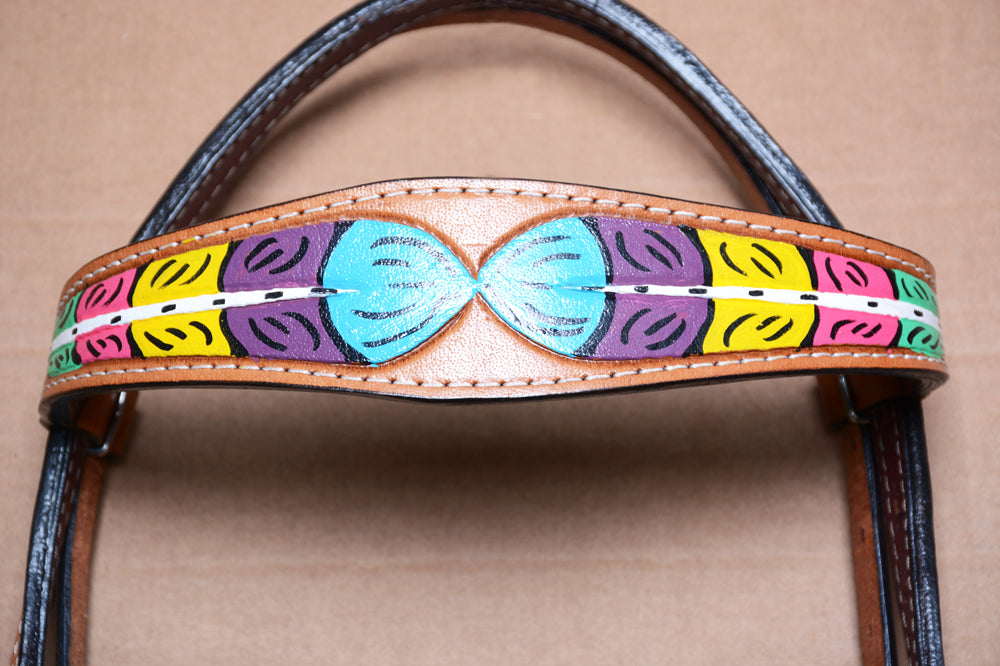 HILASON W. H. Genuine Leather Breast Collar Tan – Hilason