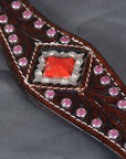 Hilason Genuine Leather Western Horse Breast Collar Brown