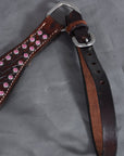 Hilason Genuine Leather Western Horse Breast Collar Brown