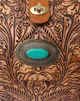 American Darling Hand Tooled Genuine Leather Women Bag Western Handbag Purse