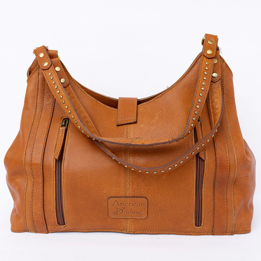 American Darling Hand Tooled Genuine Leather Women Bag Western Handbag Purse