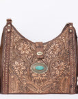 American Darling Hand Tooled Genuine Leather Women Bag Western Handbag Purse