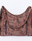 American Darling Hand Tooled Genuine Leather Women Bag Western Handbag Purse