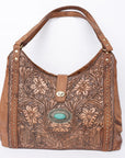 American Darling Hand Tooled Genuine Leather Women Bag Western Handbag Purse