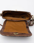 American Darling Hand Tooled Hair On Genuine Leather Women Bag Western Handbag Purse