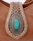 American Darling Hand Tooled Genuine Leather Women Bag Western Handbag Purse