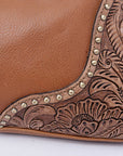 American Darling Hand Tooled Genuine Leather Women Bag Western Handbag Purse