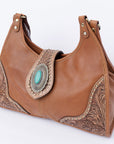 American Darling Hand Tooled Genuine Leather Women Bag Western Handbag Purse