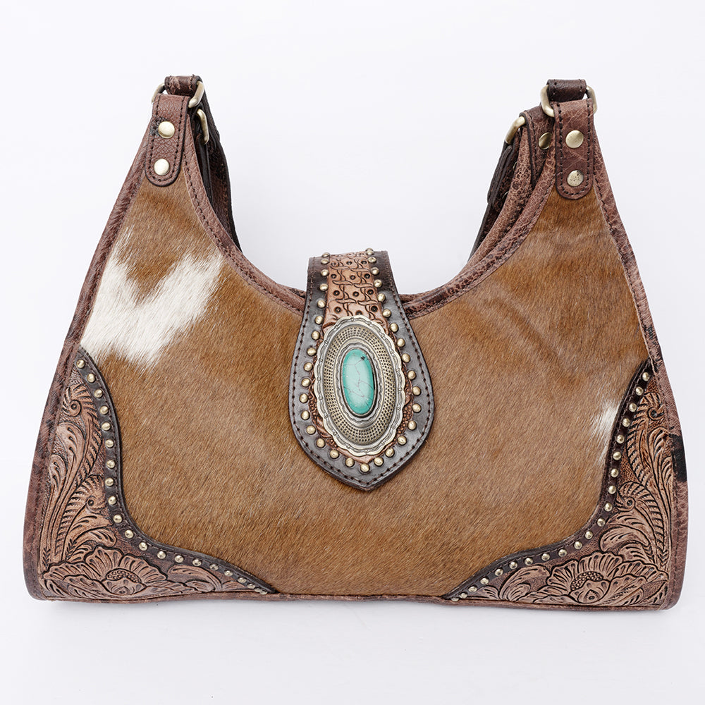 American Darling Hand Tooled Genuine Leather Women Bag Western Handbag Purse
