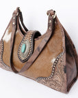 American Darling Hand Tooled Genuine Leather Women Bag Western Handbag Purse