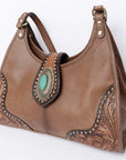 American Darling Hand Tooled Genuine Leather Women Bag Western Handbag Purse