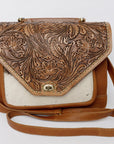 ADBGI223A American Darling Hand Tooled Genuine Leather Women Bag Western Handbag Purse