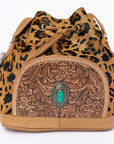 American Darling Hand Tooled Genuine Leather Women Bag Western Handbag Purse
