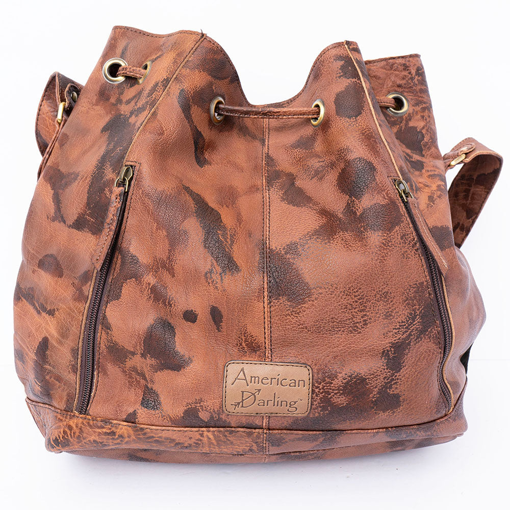 American Darling Hand Tooled Genuine Leather Women Bag Western Handbag Purse