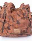American Darling Hand Tooled Genuine Leather Women Bag Western Handbag Purse