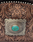 American Darling Hand Tooled Genuine Leather Women Bag Western Handbag Purse