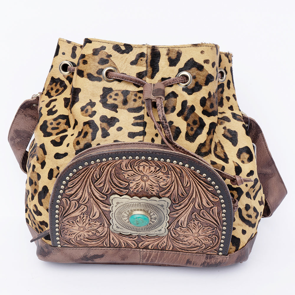American Darling Hand Tooled Genuine Leather Women Bag Western Handbag Purse