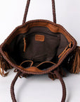 American Darling ADBGM276B Tote Hair-On Genuine Leather Women Bag Western Handbag Purse
